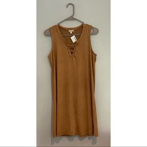 Women’s "Eyeshadow" Suede dress